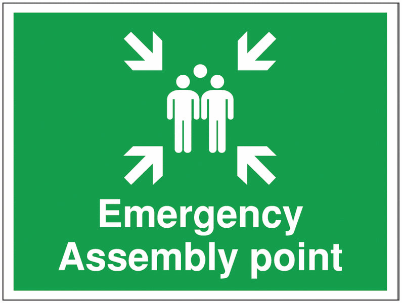 Emergency Assembly Point 1m